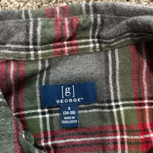 George Size small flannel button down - Picture 7 of 8